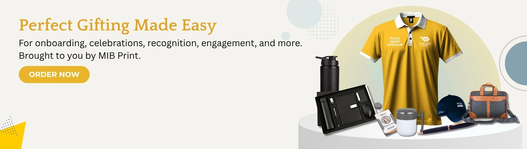 Corporate Gifts from MIBPRINT - premium branded combos for clients and employees