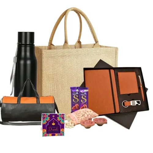 "Premium Corporate Diwali Gift Set with dry fruits"