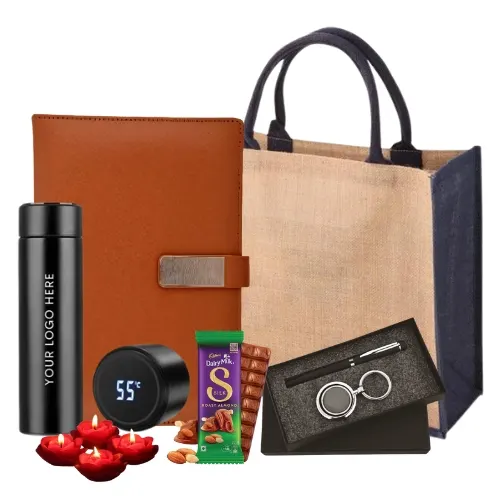 "Premium Corporate Diwali Gift Set with dry fruits"