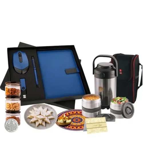 "Premium Corporate Diwali Gift Set with dry fruits"