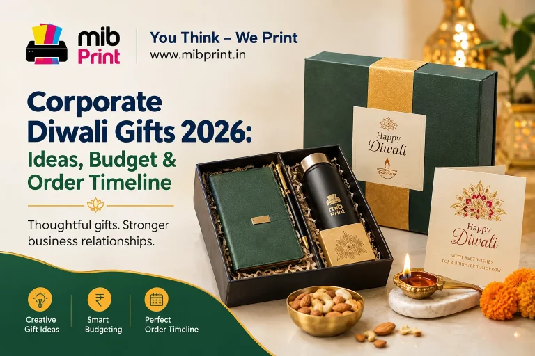 Corporate Diwali gifts 2026 hamper with bottle, notebook and diya